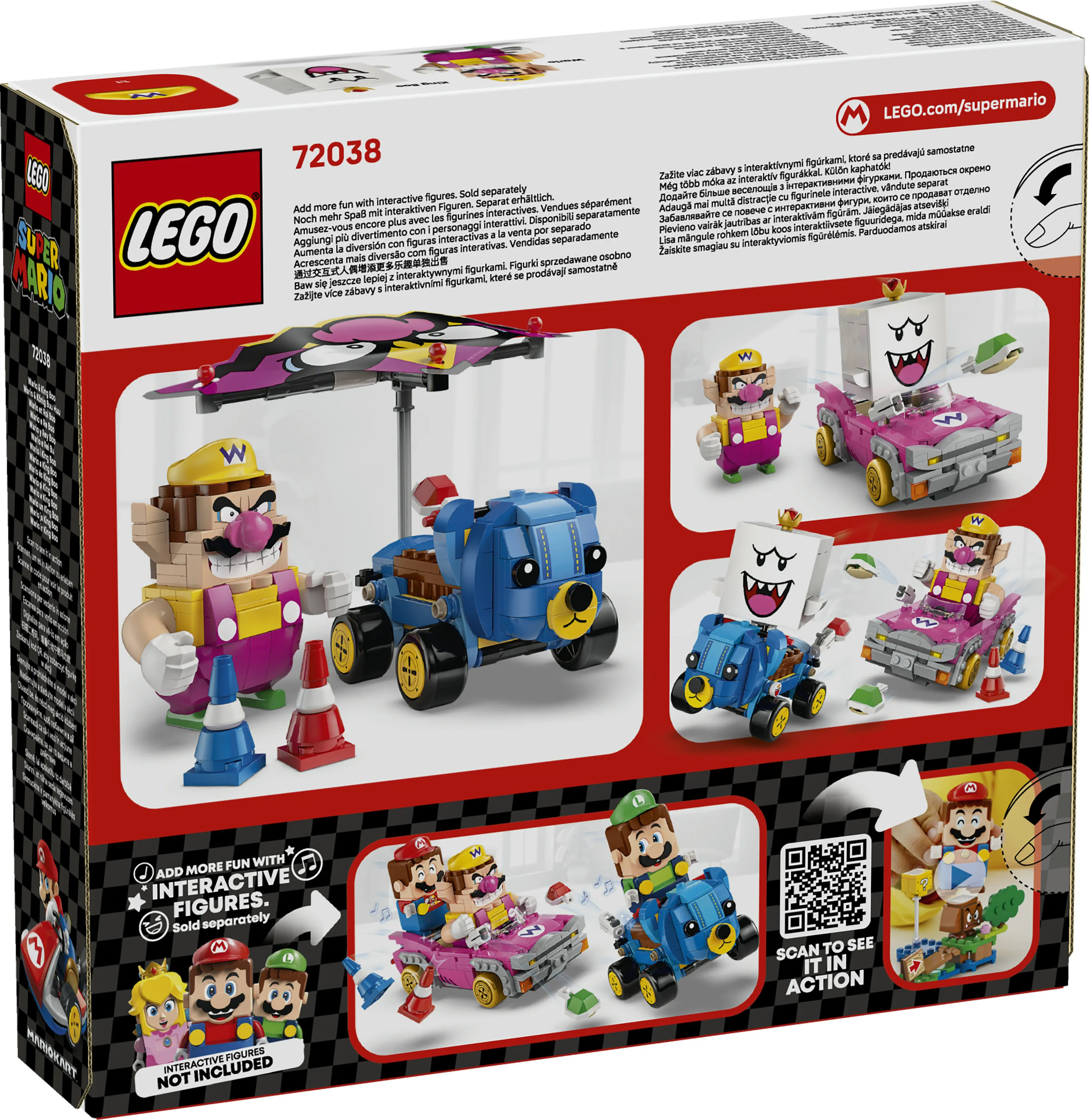 LEGO Super Mario Mario Kart Wario ja King Boo 72038