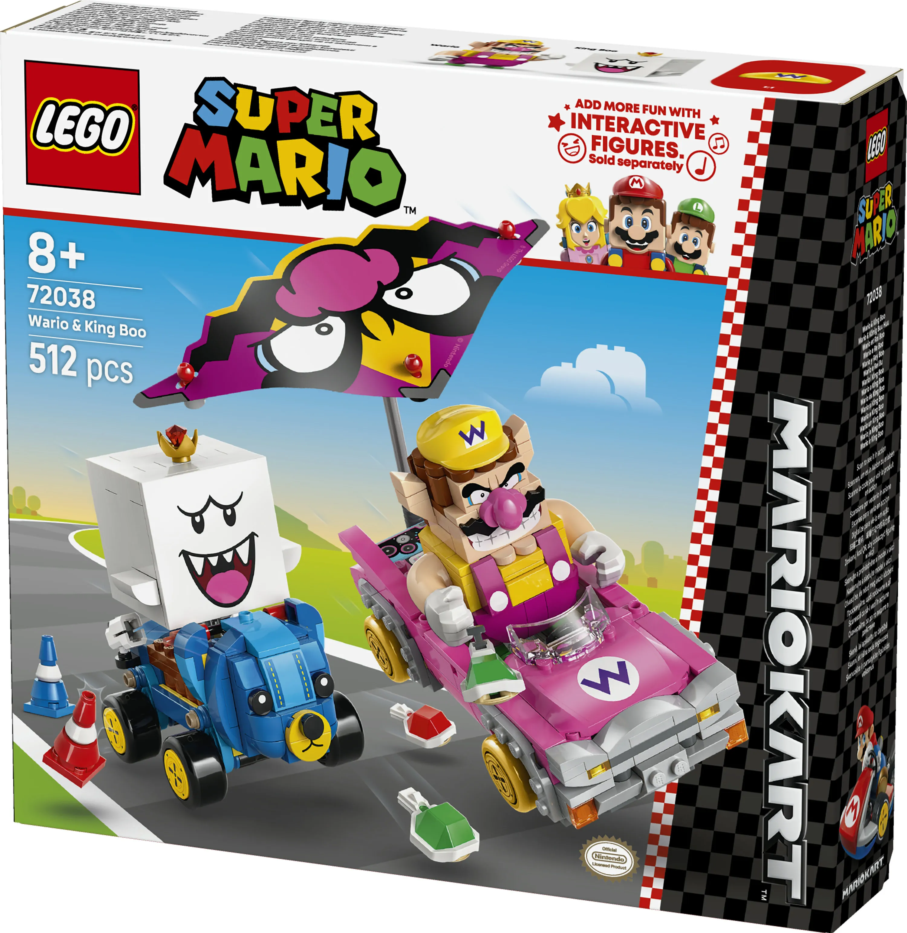 LEGO Super Mario Mario Kart Wario ja King Boo 72038