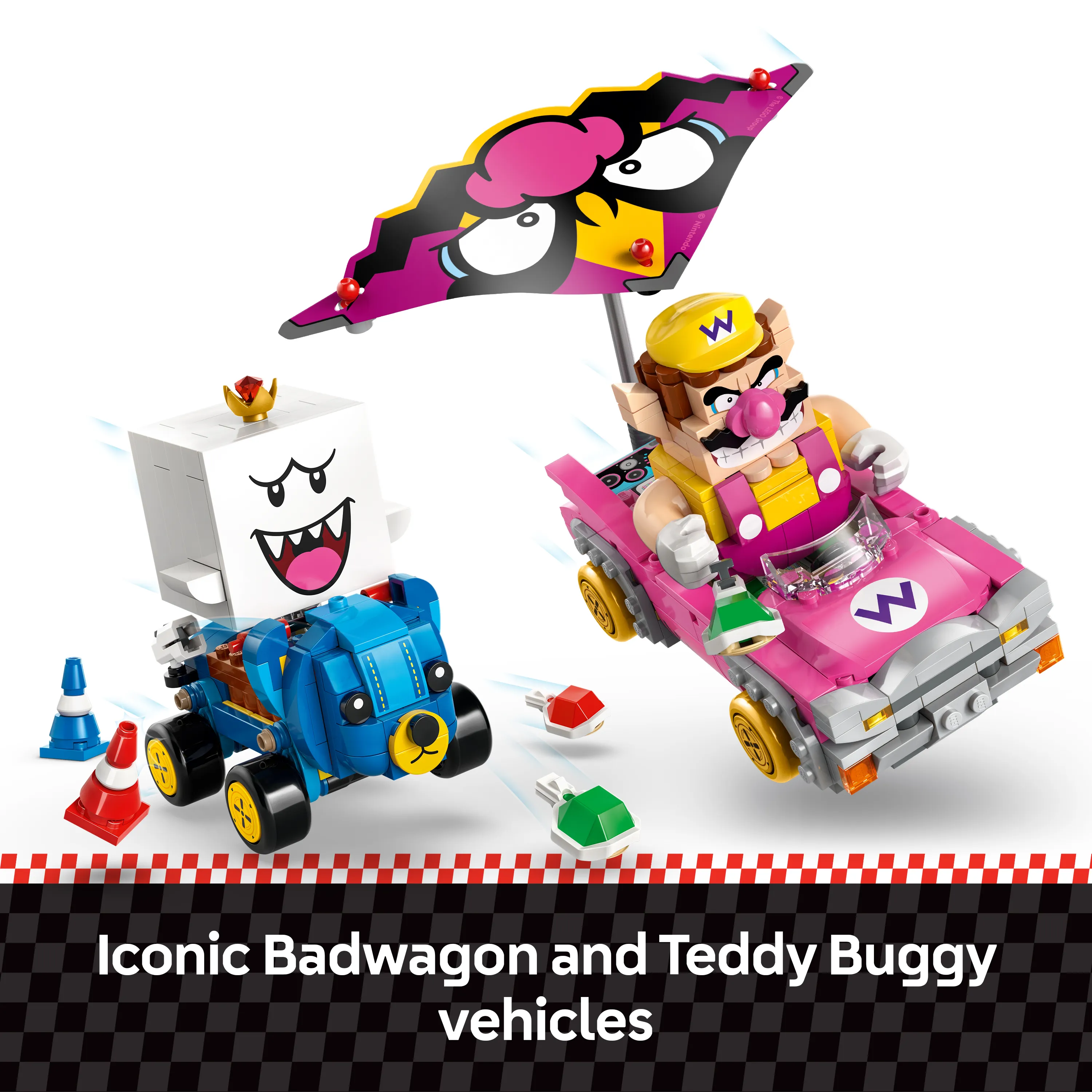 LEGO Super Mario Mario Kart Wario ja King Boo 72038