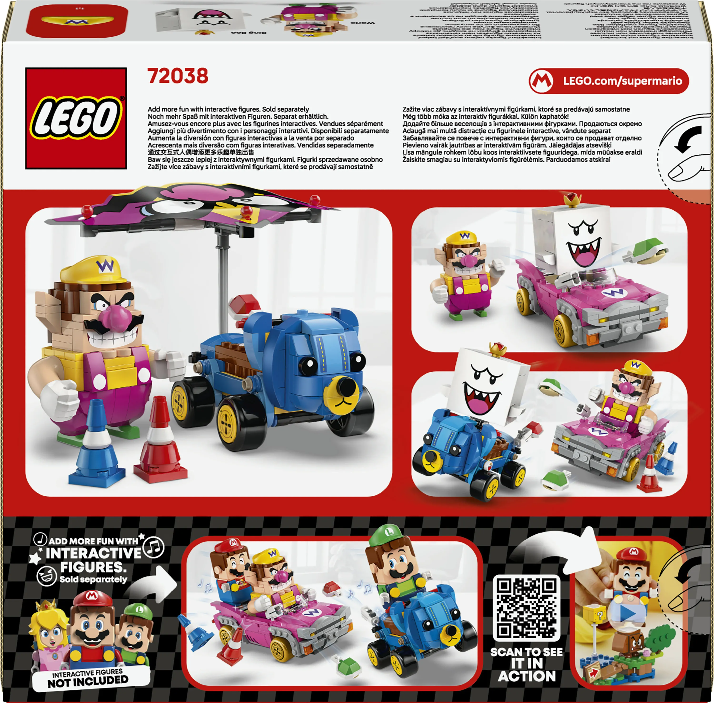 LEGO Super Mario Mario Kart Wario ja King Boo 72038