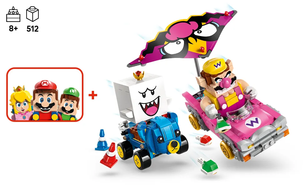 LEGO Super Mario Mario Kart Wario ja King Boo 72038
