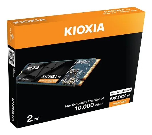 KIOXIA Exceria G3 2 TB M.2 2280 NVMe PCI Express 5.0 SSD
