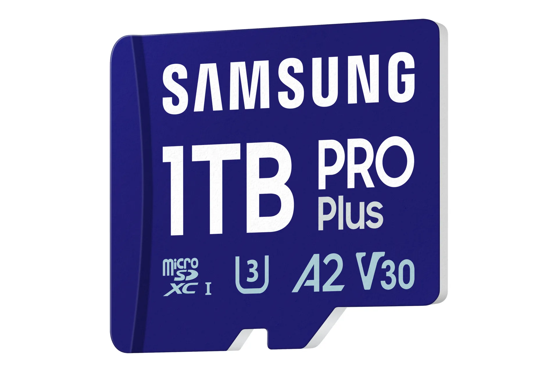 Samsung PRO Plus 1 TB MicroSDXC UHS-I U3 V30 A2 kort + SD-adapter, blå