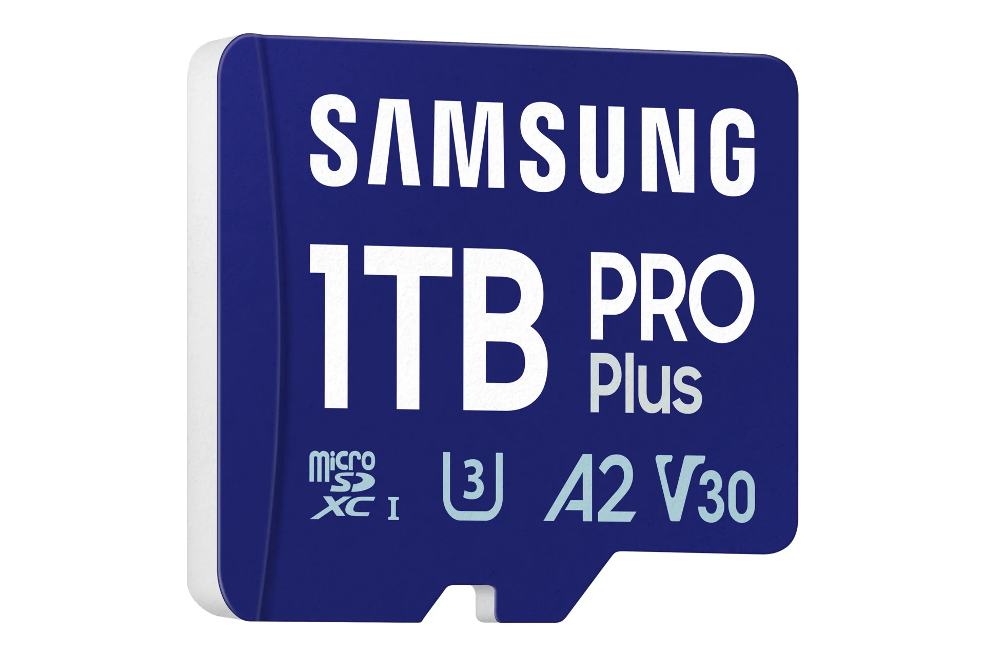 Samsung PRO Plus 1 TB MicroSDXC UHS-I U3 V30 A2 kort + SD-adapter, blå