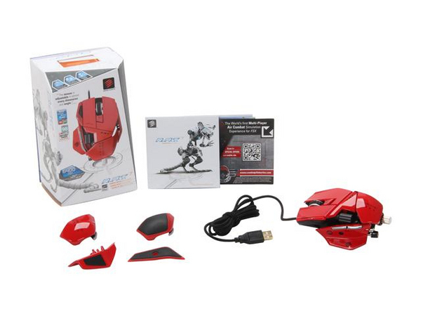 MAD CATZ R.A.T. 7 RED - GAMING MOUSE
