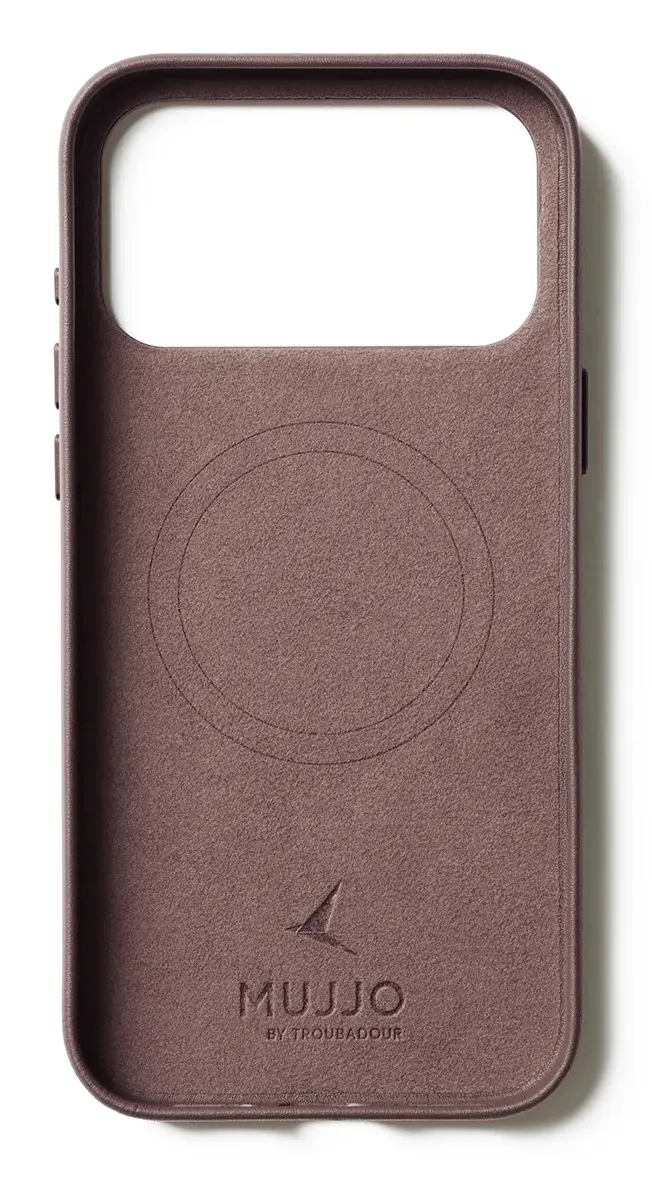Mujjo MagSafe Case for iPhone 17 Pro Max, Bronze Red