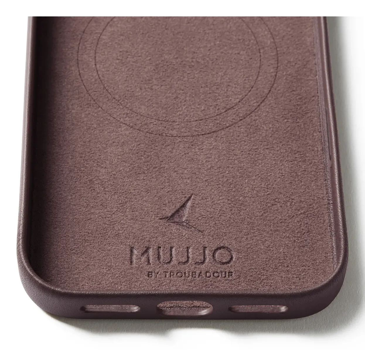 Mujjo MagSafe Case for iPhone 17 Pro Max, Bronze Red