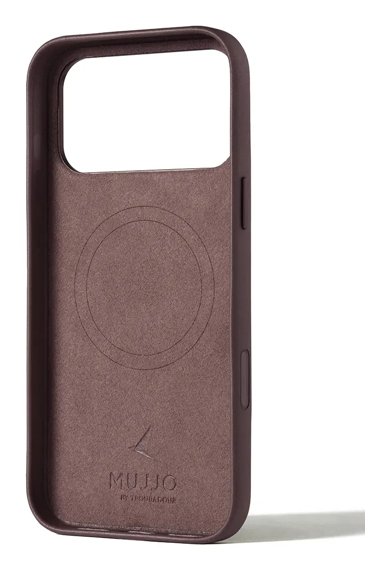 Mujjo MagSafe Case for iPhone 17 Pro Max, Bronze Red