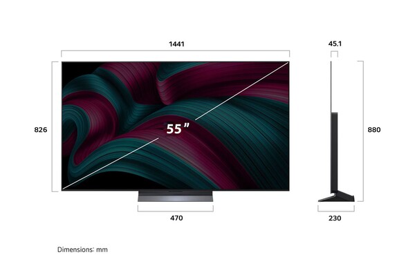 LG OLED55C54LA.AEU 55" 4K webOS TV, 144Hz, Dolby Vision