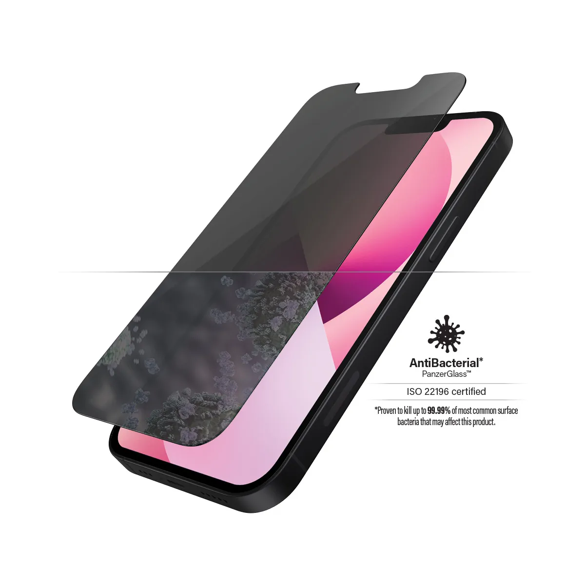 PanzerGlass Classic Fit, Privacy, iPhone 13 mini - Screen Glass