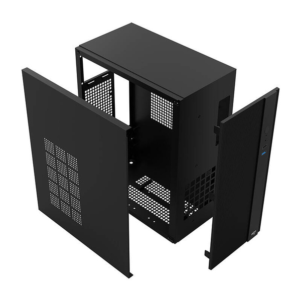 DARKFLASH Q15 Mini-Tower Case, Black