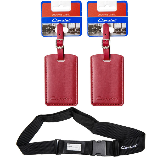 CAVALET RESEKIT 10 Woven Polypropylene Travel Accessory Set, Red