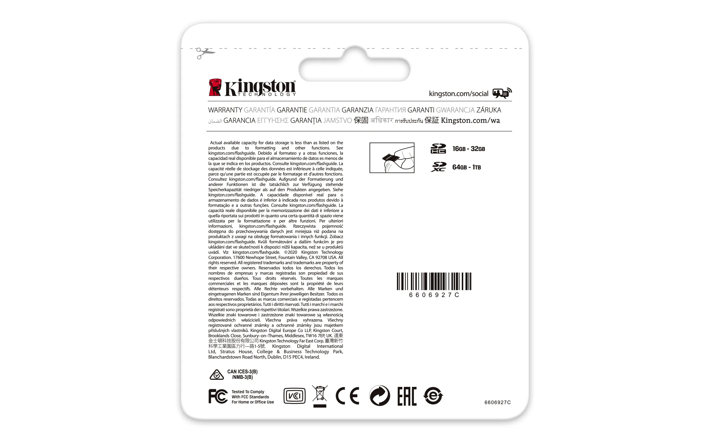 Kingston Canvas Go! Plus 1 TB MicroSDXC UHS-I U3 V30 A2 kort + SD-adapter