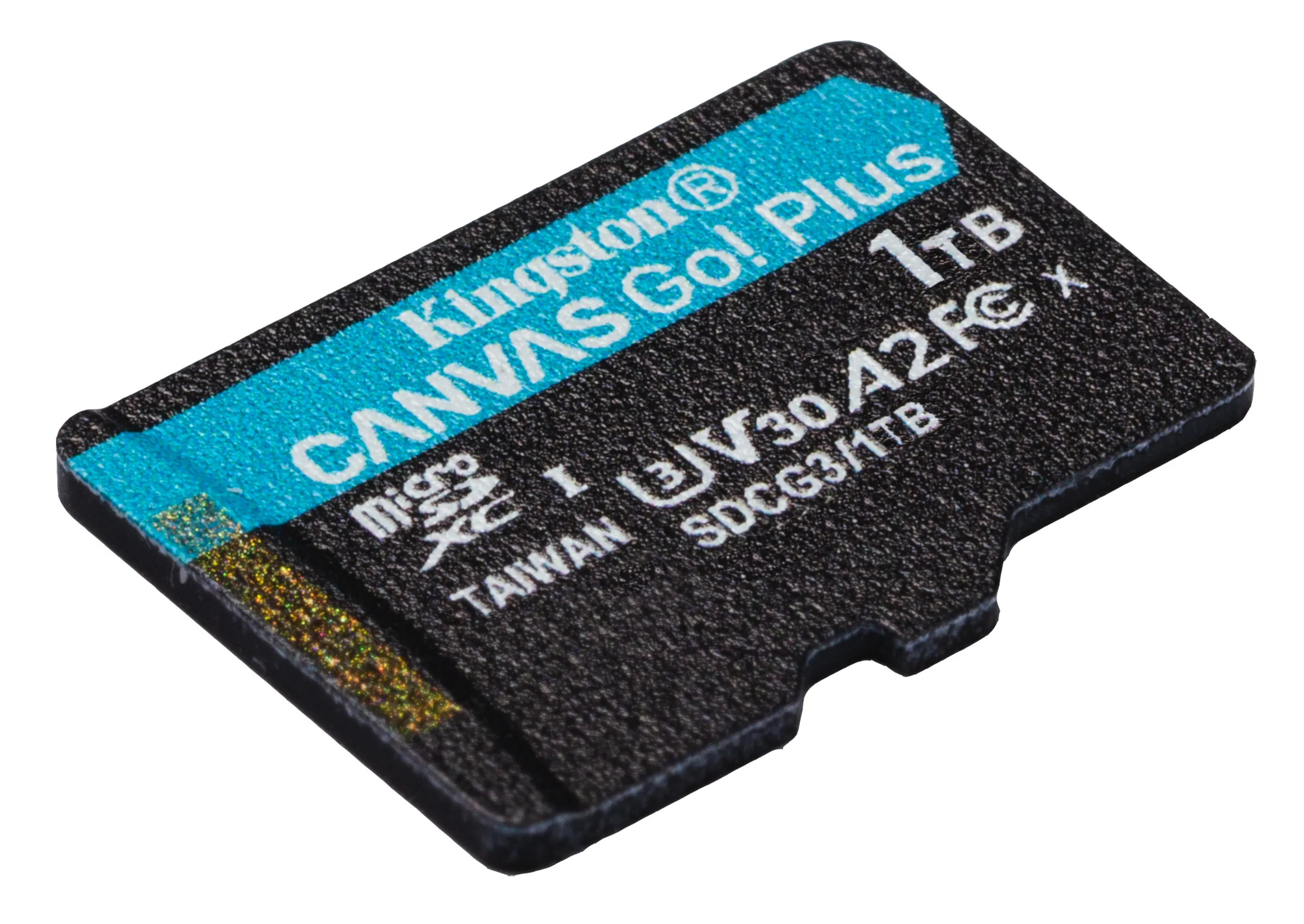 Kingston Canvas Go! Plus 1 TB MicroSDXC UHS-I U3 V30 A2 kort + SD-adapter