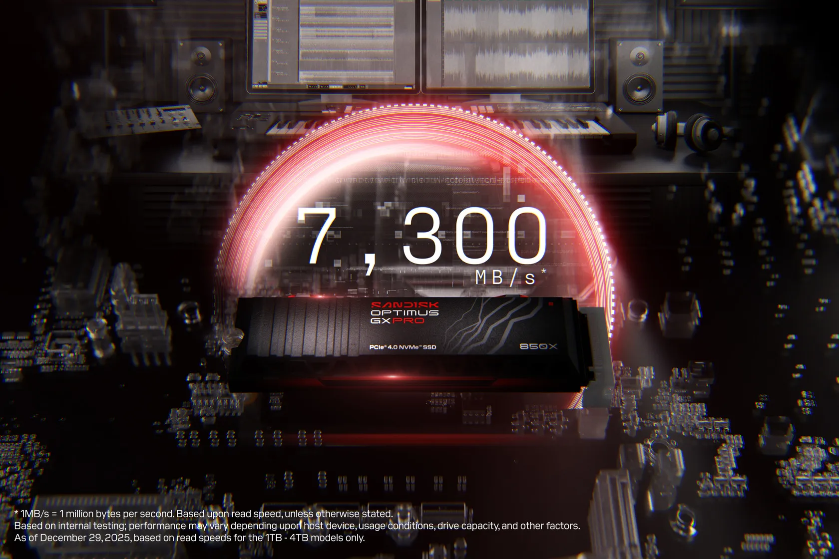 SanDisk Optimus GX Pro 850X 2 TB M.2 2280 NVMe PCI Express 4.0 sis&auml;inen SSD