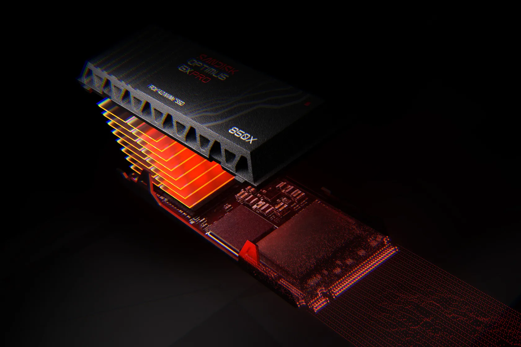 SanDisk Optimus GX Pro 850X 2 TB M.2 2280 NVMe PCI Express 4.0 Internal SSD