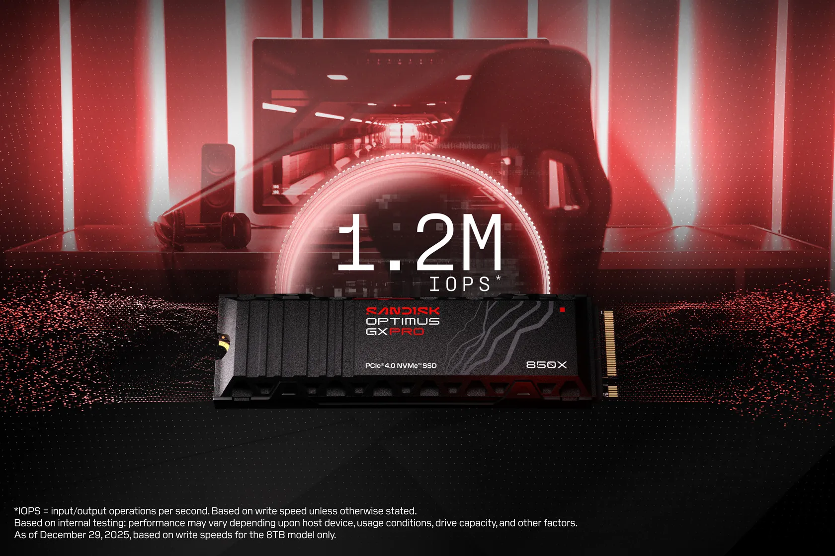 SanDisk Optimus GX Pro 850X 2 TB M.2 2280 NVMe PCI Express 4.0 Internal SSD