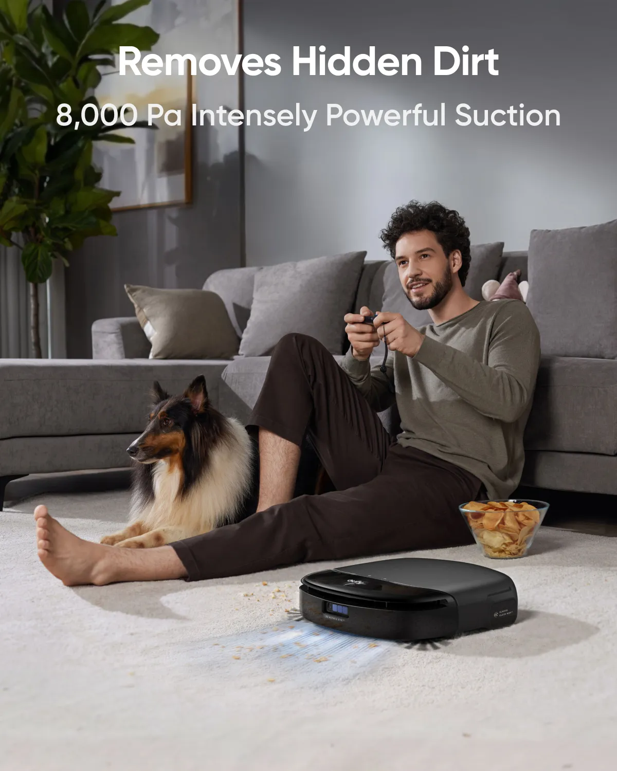 Anker Eufy S1 Robot Vacuum Cleaner Pro, Gr&aring;