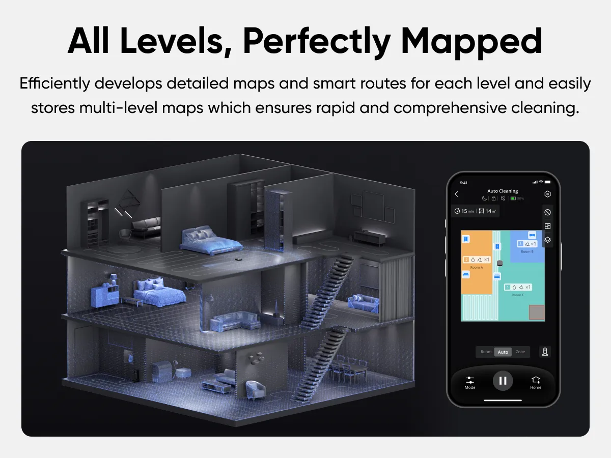 Anker Eufy S1 Robot Vacuum Cleaner Pro, Gr&aring;