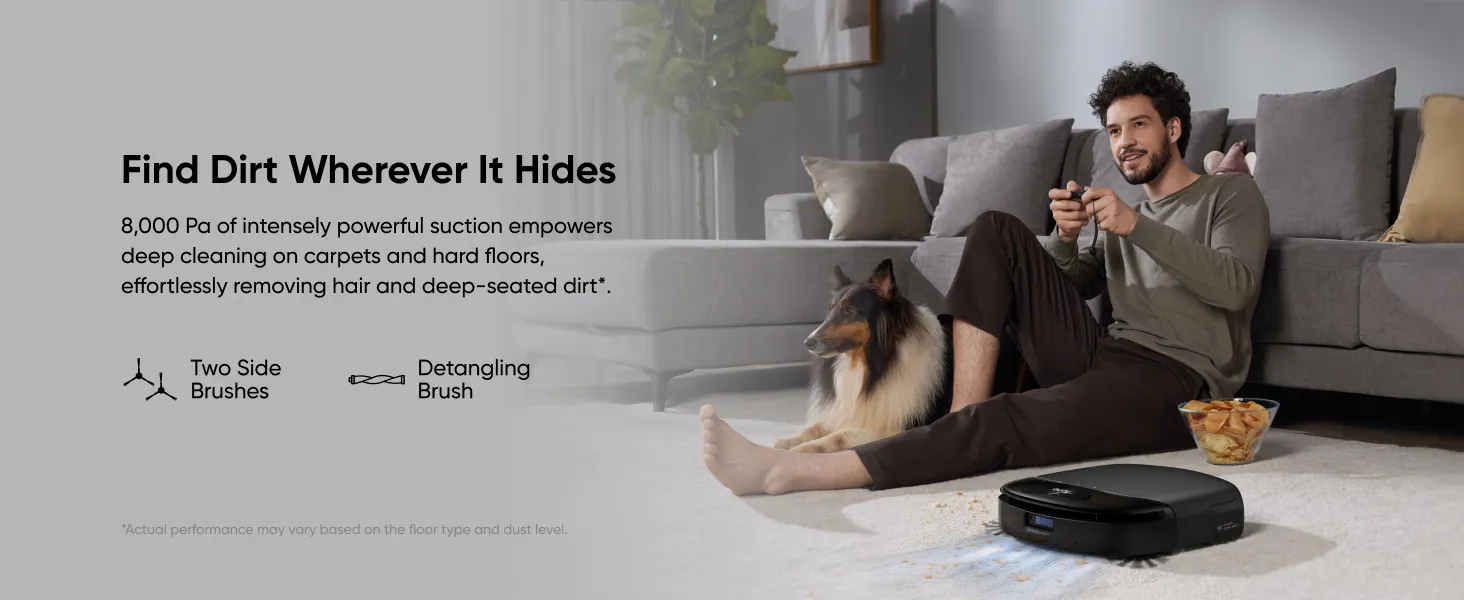 Anker Eufy S1 Robot Vacuum Cleaner Pro, Gr&aring;