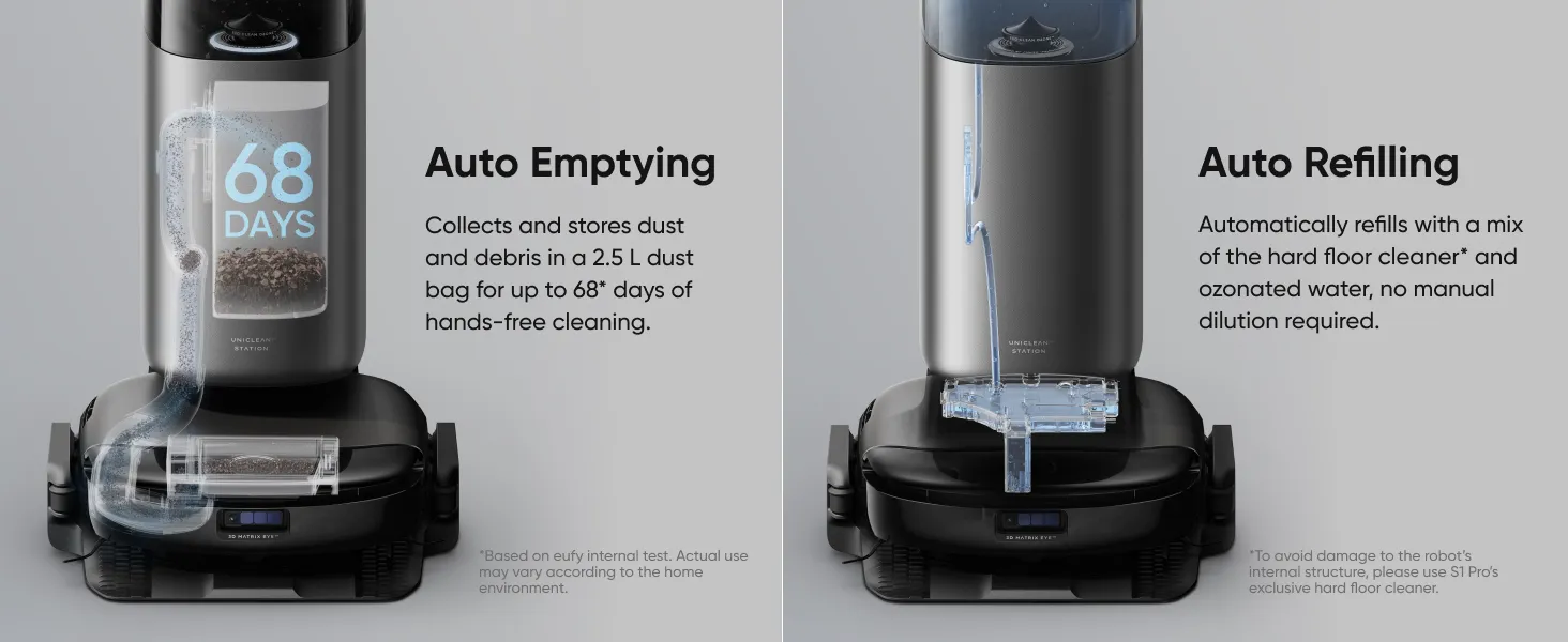 Anker Eufy S1 Robot Vacuum Cleaner Pro, Gr&aring;