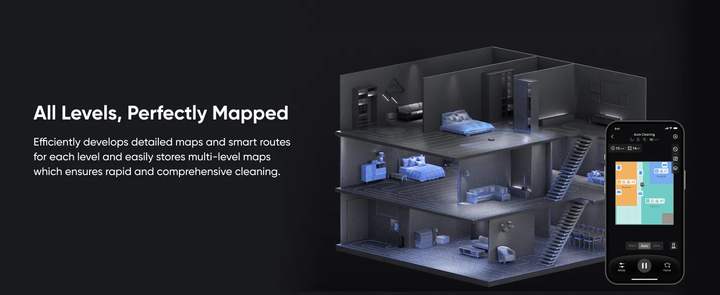 Anker Eufy S1 Robot Vacuum Cleaner Pro, Gr&aring;