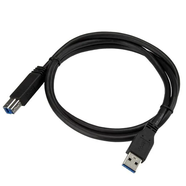 Startech  USB-A - USB B - cable, 1 m, Black