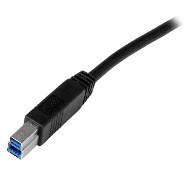 StarTech USB 3.2 Gen 1 USB-A to USB-B cable, 1 m, Black