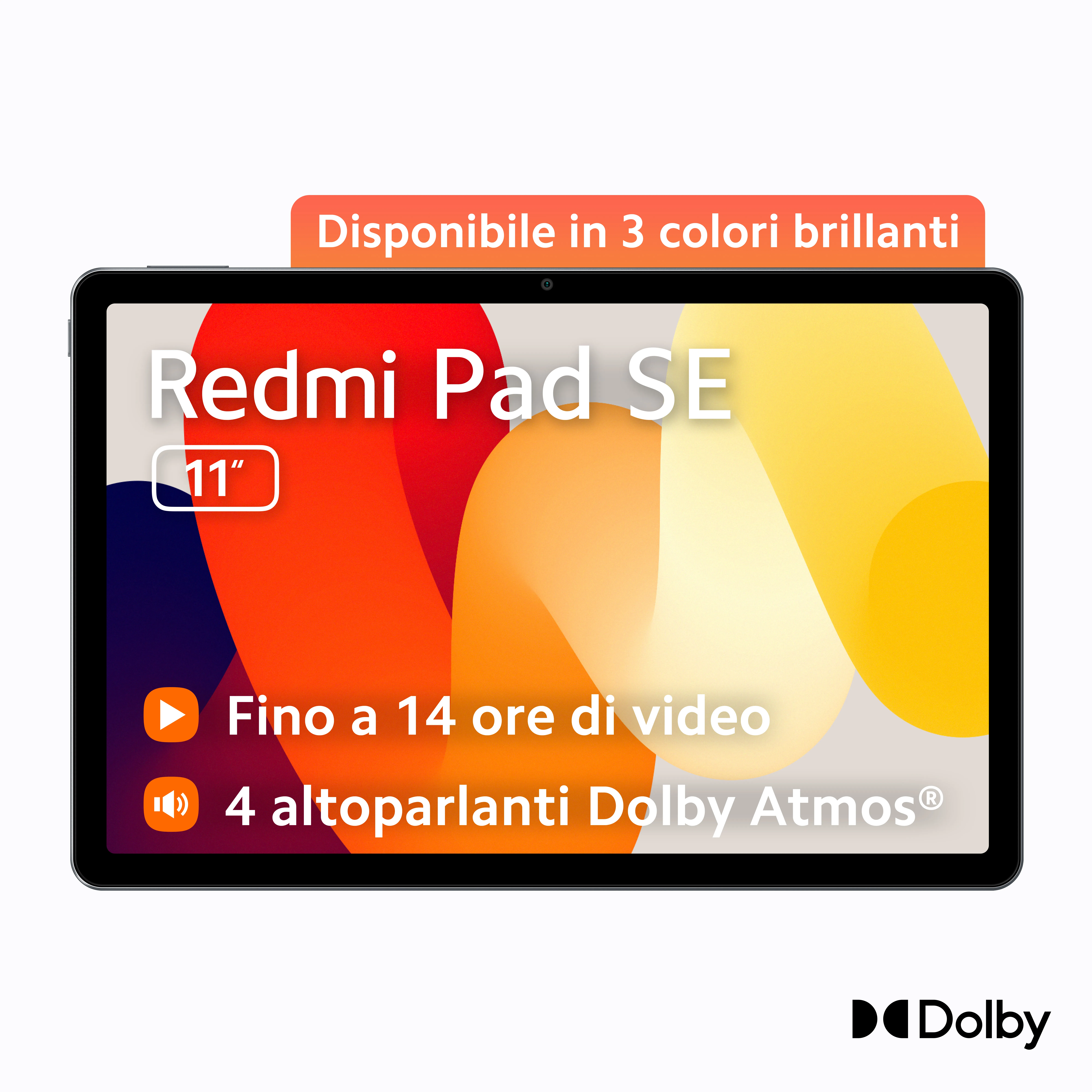 Xiaomi Redmi Pad SE 11" 128/4 Gt Wi-Fi Android -tabletti, Purppura