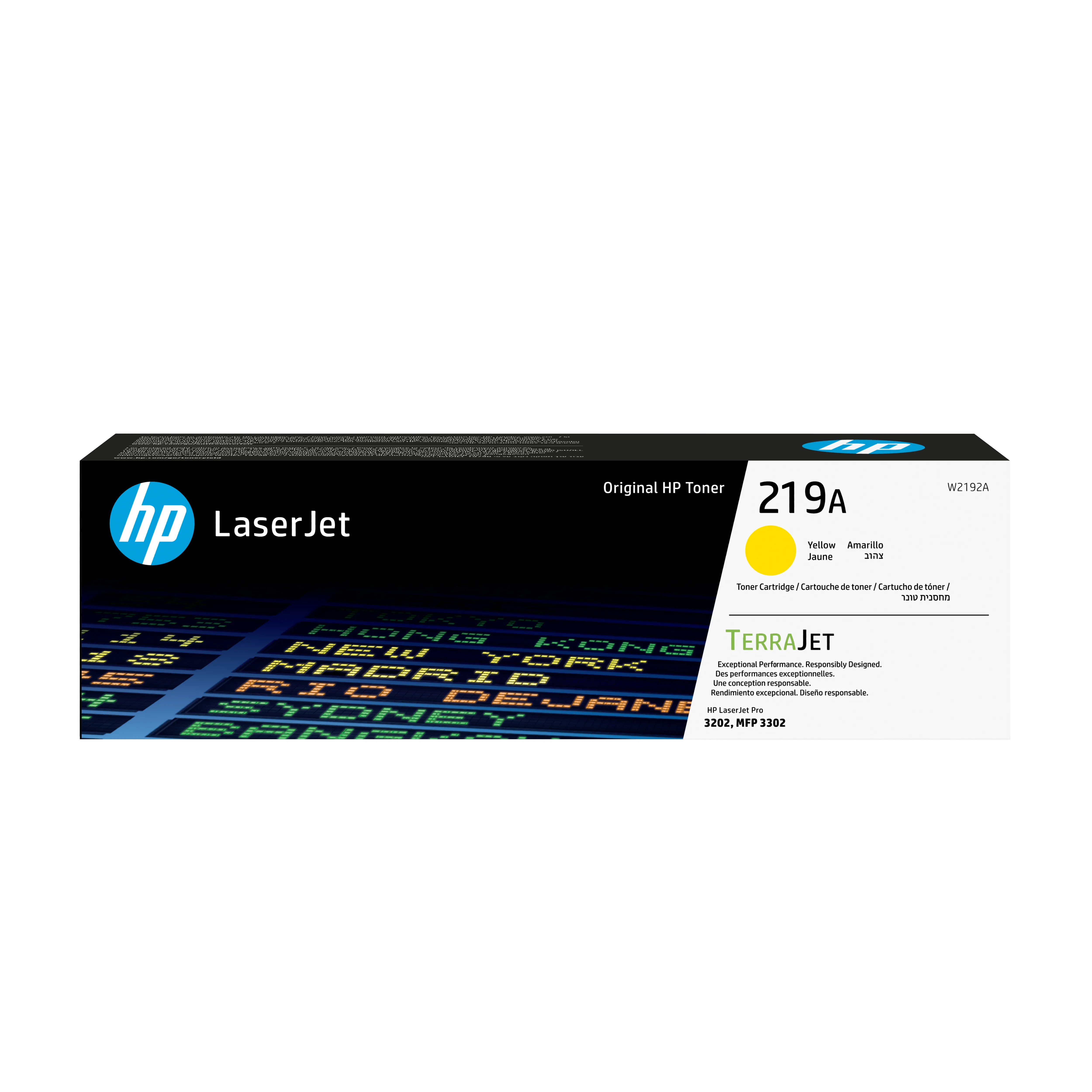 Yellow Original LaserJet Toner Cartridge 1,200 pages