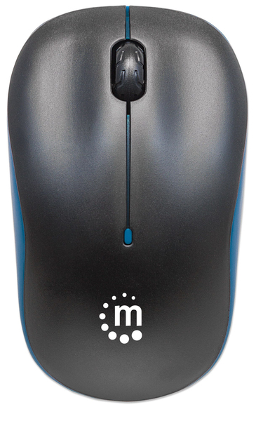 Manhattan Success - wireless mouse, Black/Blue