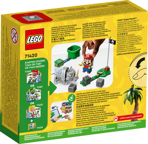 Lego  Super Mario Rambi-sarvikuonon laajennussarja 71420
