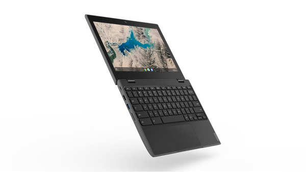 Lenovo 11.6" Chromebook 100e, 32 Gt, Chrome OS -kannettava, Musta