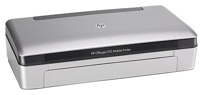 HP Officejet 100 Mobile Printer 22ppm black 18ppm color (draft) Bluetooth 2 50 sheet input tray LiIon battery included