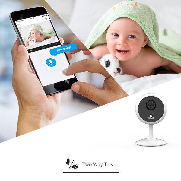 Ezviz C1C Entry Indoor Cube Camera Two-Way Talk Support, Night Vision, MicroSD