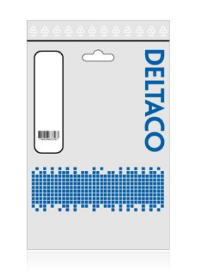 Deltaco DisplayPort &ndash; DisplayPort 1.2 -kaapeli, 2 m, Valkoinen