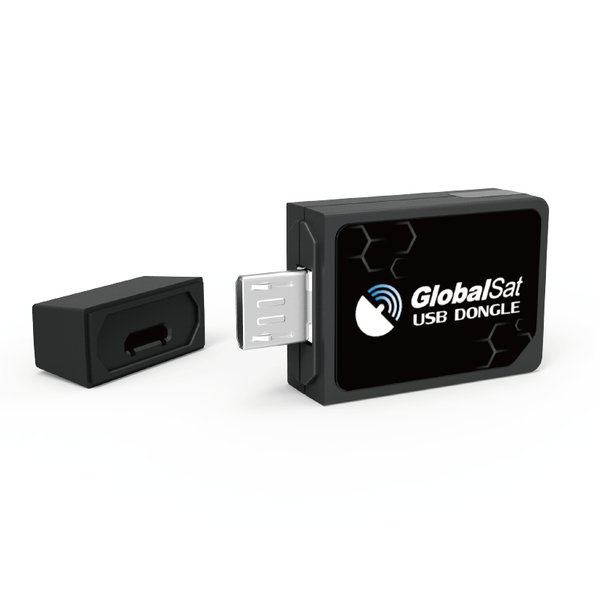 GlobalSat ND-105C, GPS-mottagare med micro USB, 66-kanaler, svart