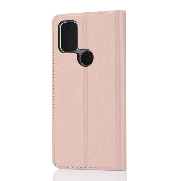 Wave Book Case, OnePlus Nord N10 - case, Rose gold
