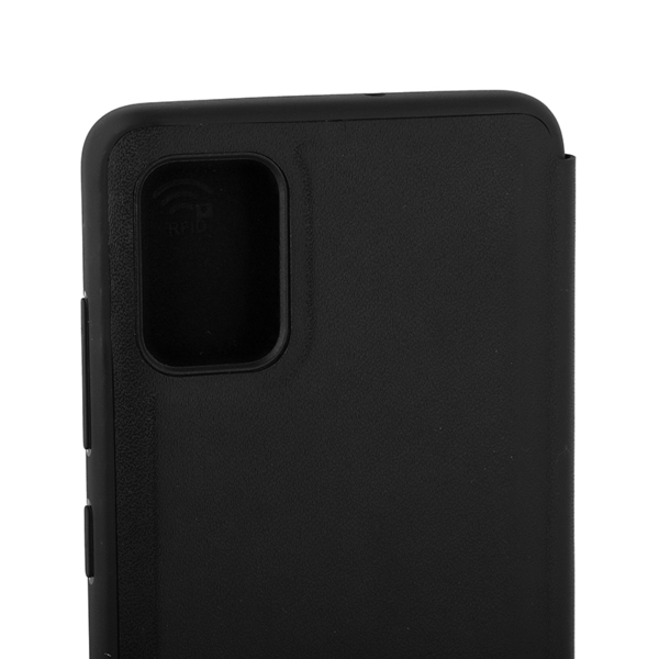 Wave Ultra Slim Book Case, Samsung Galaxy A51 -suojakotelo, musta