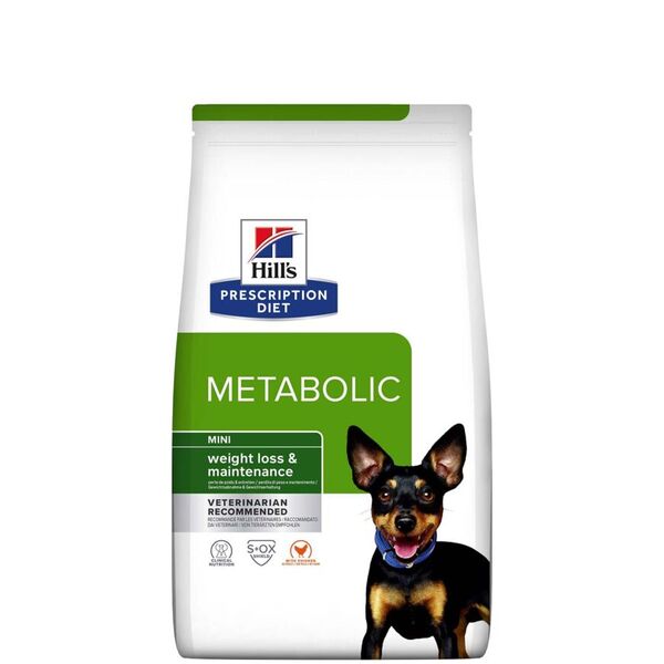 Hill's Prescription Diet Metabolic Mini Chicken, Dry food for dogs, Adult, 1kg