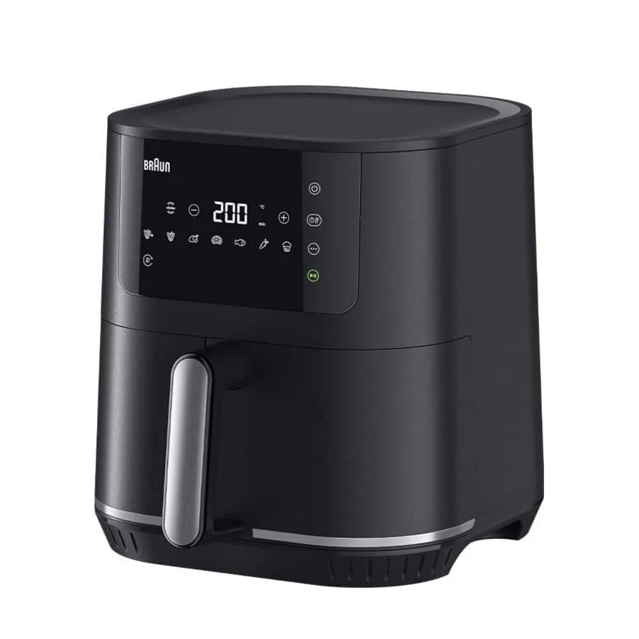 Braun MultiFry 5 HF 5034I, 6L, 1.5 kg, 1700W, air fryer, Black