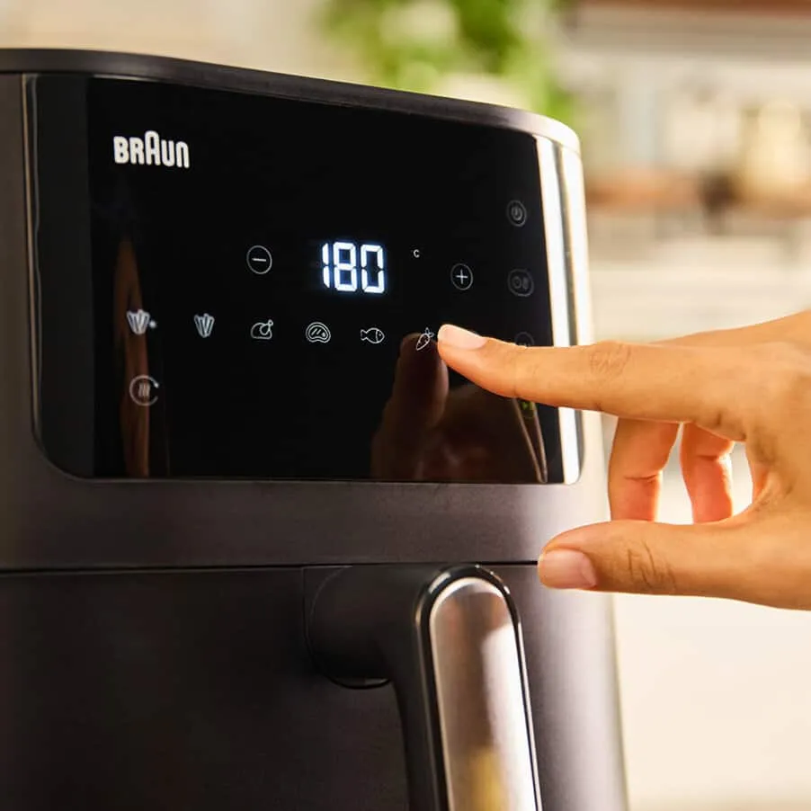 Braun MultiFry 5 HF 5034I, 6L, 1.5 kg, 1700W, air fryer, Black