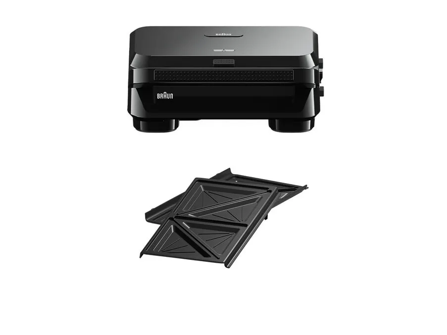 Braun Snack Maker 5 SM5000 - v&aring;ffelj&auml;rn, Svart