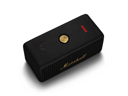 Marshall Emberton II 2.0 Bluetooth kannettava kaiutin, musta ja messinki