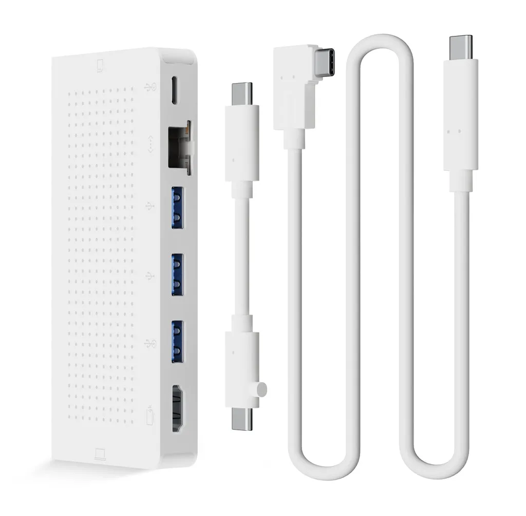 Twelve South StayGo USB-C Hub - Vit Twelve South StayGo USB-C Hub - Vit