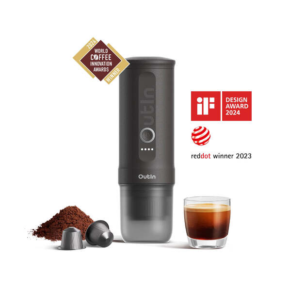 OutIn Nano Portable - espresso maker, Space Grey