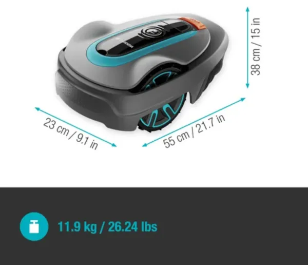 Gardena smart SILENO city 400 - robotic lawnmover