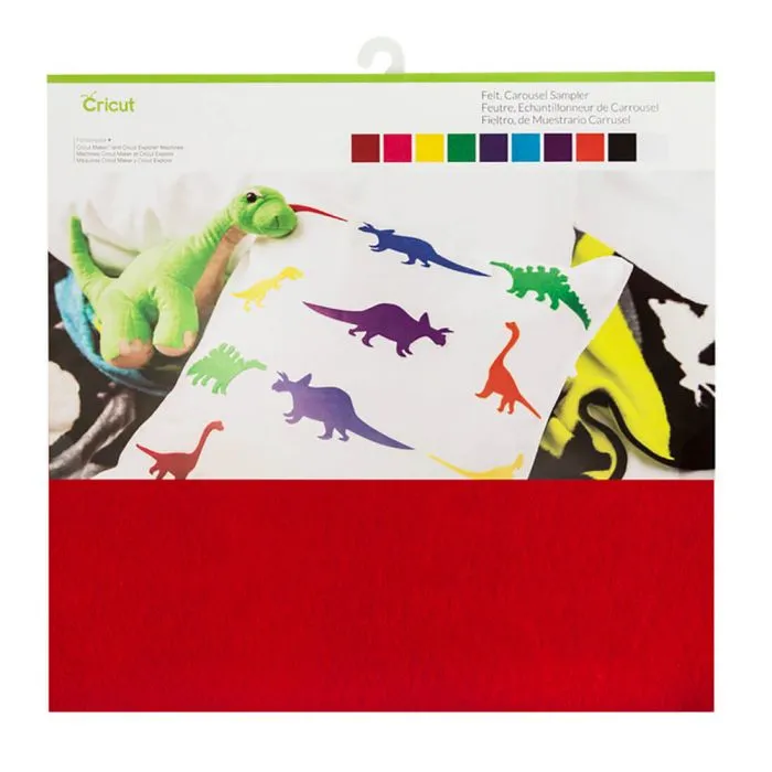 Cricut Felt carousel sampler 30,5x30,5cm (10 pieces)