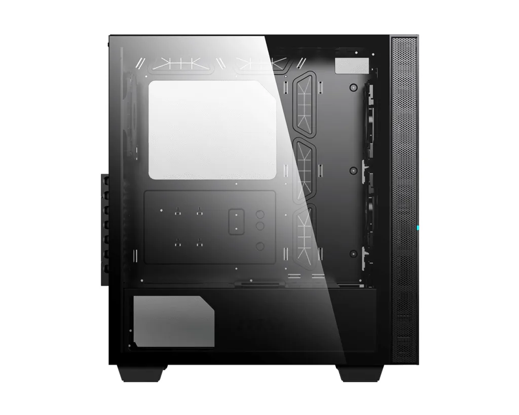 MSI MPG SEKIRA 100R miditornikotelo, ikkunalla, Musta