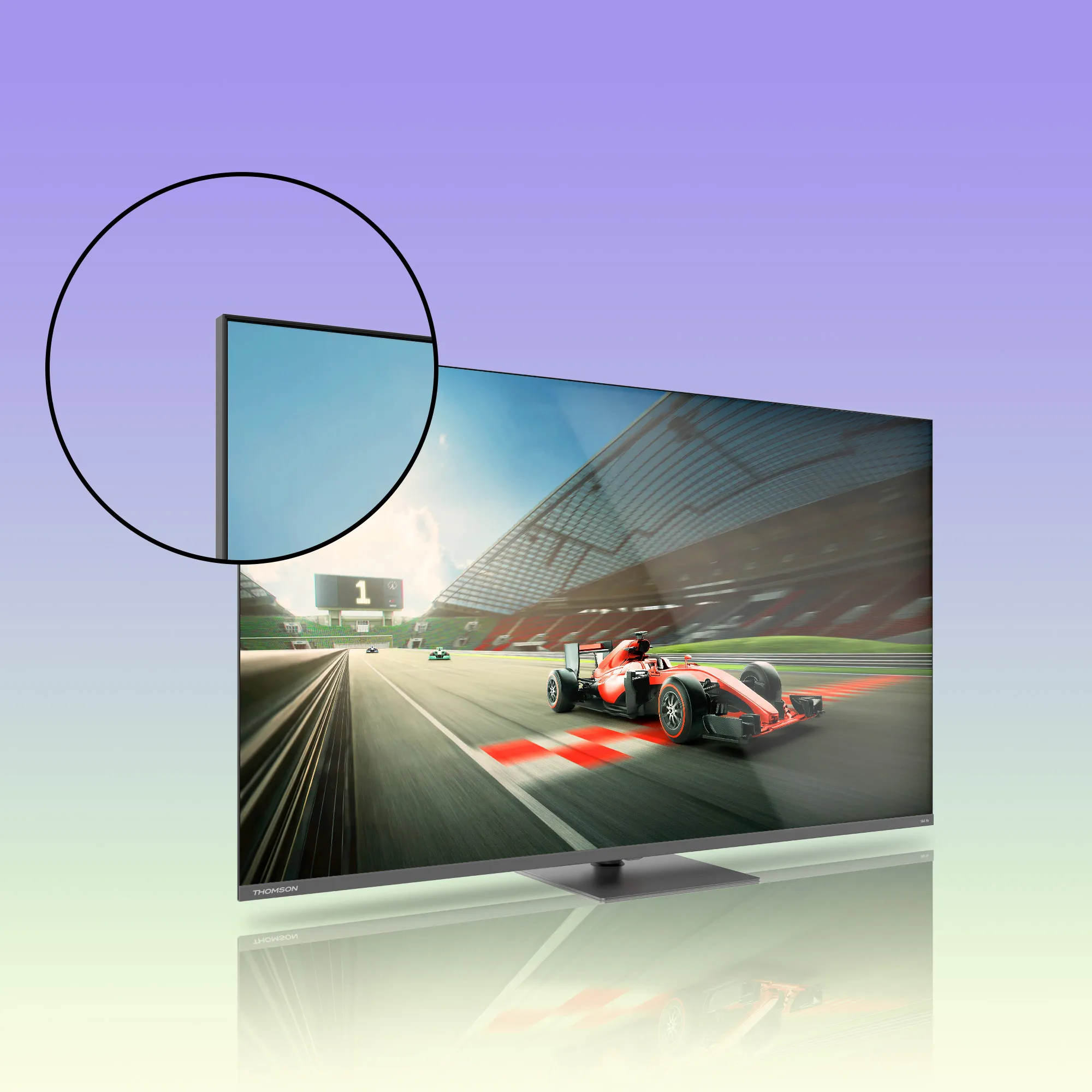 Thomson QLED Pro 43" 4K Google TV, 144 Hz, HDR10, Dolby Vision, harmaa Thomson QLED Pro 43" 4K Google TV, 144 Hz, HDR10, Dolby Vision, harmaa